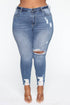 Stretch Ripped Women Plus Size Jeans Plus Size Jeans